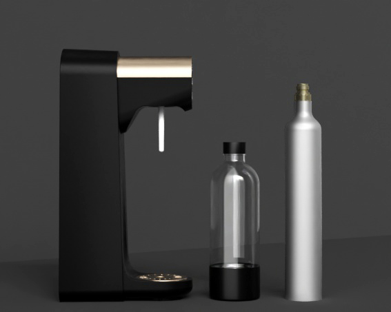 Ny design Elektrisk Soda Maker Hem Pekskärmskontroll Sparkling Water Maker